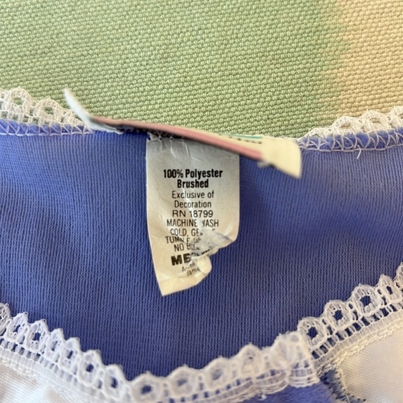 Kelly‎ Reed Vintage Floral Embroidered Detail Long Sleeve Long Night Gown - Picture 6 of 8